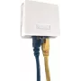 IT-BUDGET Cat.6A UTP tinklo lizdas, 2 x RJ45, baltas, horizontalus kabelio įėjimas, PoE+ 90ITBDDAPE