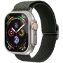 VONMÄHLEN austas nailoninis apyrankė Apple Watch 40/41/42mm, alyvuogių spalvos
