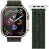 VONMÄHLEN austas nailoninis apyrankė Apple Watch 40/41/42mm, alyvuogių spalvos