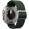VONMÄHLEN austas nailoninis apyrankė Apple Watch 40/41/42mm, alyvuogių spalvos