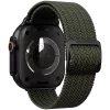 VONMÄHLEN Woven Loop, skirta Apple Watch 40/41/42mm, Olive Black