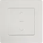 PowerRay PR-SCS-01 WiFi išmanusis jutiklinis roletų jungiklis, stiklo rėmas, baltas