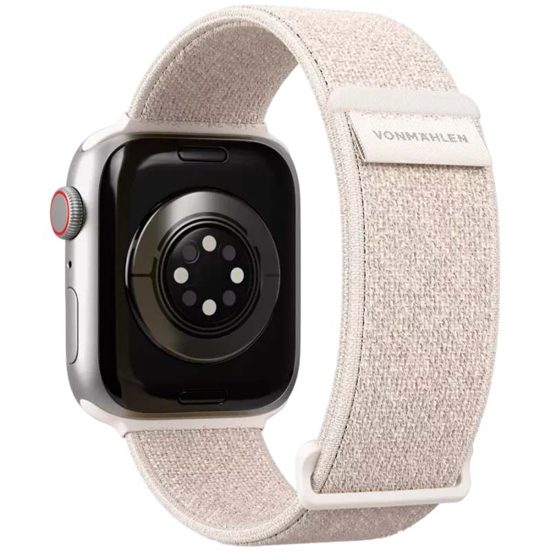 VONMÄHLEN Fitness Loop 2 išmaniojo laikrodžio apyrankė Apple Watch 44/45/46/49mm, kreminės spalvos