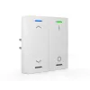 MDT BE-TAL55T2.C1 KNX mygtukas Light 55 2 kanalų RGB-W su temperatūros jutikliu, baltas blizgus