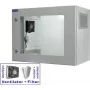 RESISTER PRO Aktiv 19 inch tinklo spintelė, IP54/55, stiklinės durys, 9U, 600x400 mm, šviesiai pilka 99RRA19WV94GG