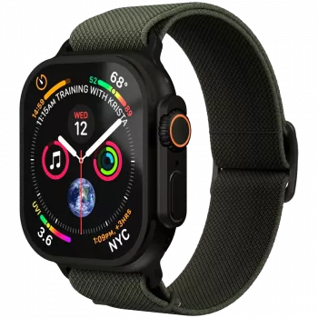 VONMÄHLEN Classic Nylon Loop 40, 41, 42mm Vienas dydis, Alyvuogių juoda