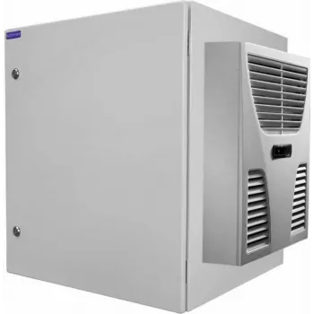 RESISTER Pro 16U 19 colių serverinė spinta su konfigūruojamu aušinimu 300-900W, IP54/55, vientisos durys, šviesiai pilka, 600x600mm 99RR19WV166MGKLIMA