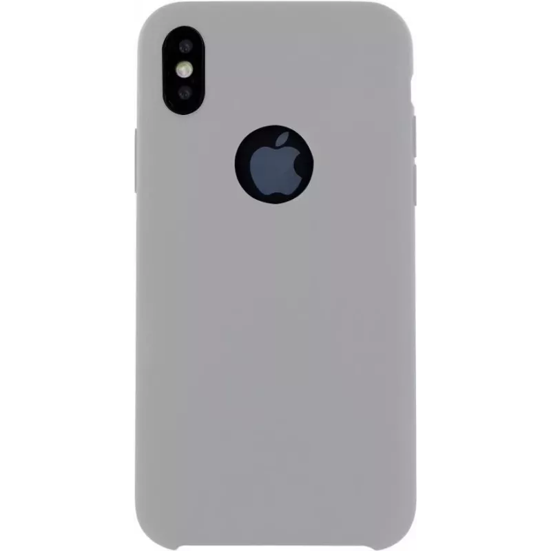 CYOO Premium Liquid Silicon Hard Cover, skirtas iPhone X / XS - baltas