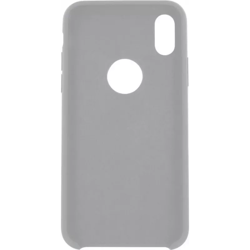 CYOO Premium Liquid Silicon Hard Cover, skirtas iPhone X / XS - baltas