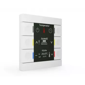 MDT BE-BZS86.01 Smart Control Center 86mm plastikinis Pure White Glossy
