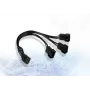 Inter-Tech AC PWM-Y-3 PWM Y kabelis trims ventiliatoriams, 4-pin, 15 cm, 88885652