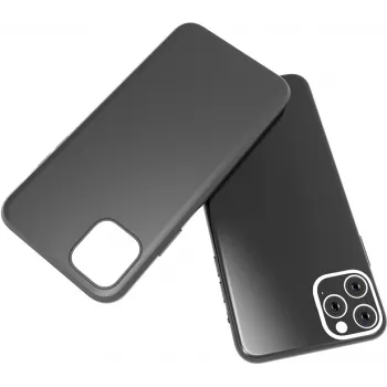 CYOO Premium Apple iPhone 11 Pro dėklas juodas skysto silikono kietas dangtelis (CY121023)