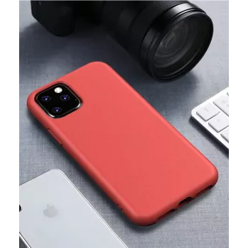 CYOO BioCase, biologiškai skaidrus kietas dėklas iPhone 11 Pro, raudonas, CY121577