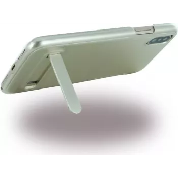 CYOO Brushed Stand - Kietas viršelis - Apple iPhone X - Auksinis