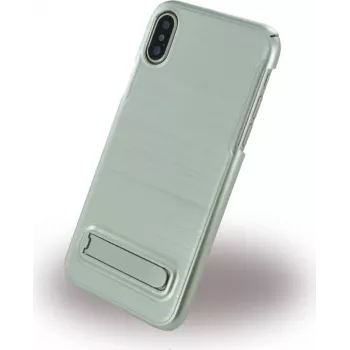 CYOO Brushed Stand - Kietas viršelis - Apple iPhone X - Auksinis