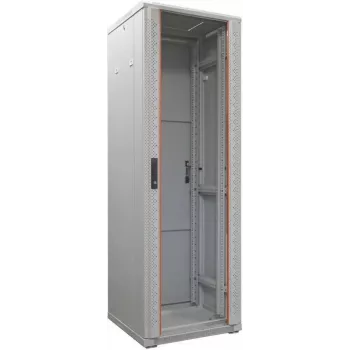 IT-BUDGET 19 inch Tinklo spintelė SRK - 38U - 600x800 mm - Stiklo/Plieno durys - Išardoma - Šviesiai pilka 90ITB19SRK3868GGN