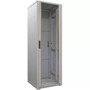 IT-BUDGET 19 inch serverio spintos SRK 42U 600x1000 mm stiklinėmis/vientisomis durimis, surenkama vietoje, šviesiai pilkos spalvos 90ITB19SRK42610GGN