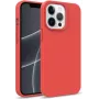 CYOO BioCase, skirta iPhone 13 Pro Max - biologiškai skaidrus smūgiams atsparus dėklas - raudonas CY122548