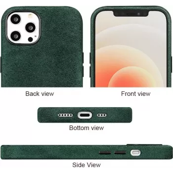 CYOO Alcantara dėklas Apple iPhone 13 Pro Max - juodas CY122561