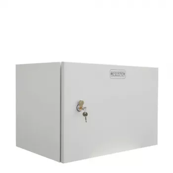 IT-BUDGET 19 inch sieninis tinklo spintelė Easy - vientisos plieno lakštinės durelės - 6U - W 600 x D 400 mm - lakštinis plienas - šviesiai pilka (90RR19CWV664MG)