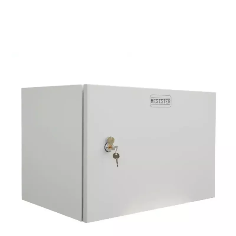 IT-BUDGET 19 inch sieninis tinklo spintelė Easy - vientisos plieno lakštinės durelės - 6U - W 600 x D 400 mm - lakštinis plienas - šviesiai pilka (90RR19CWV664MG)