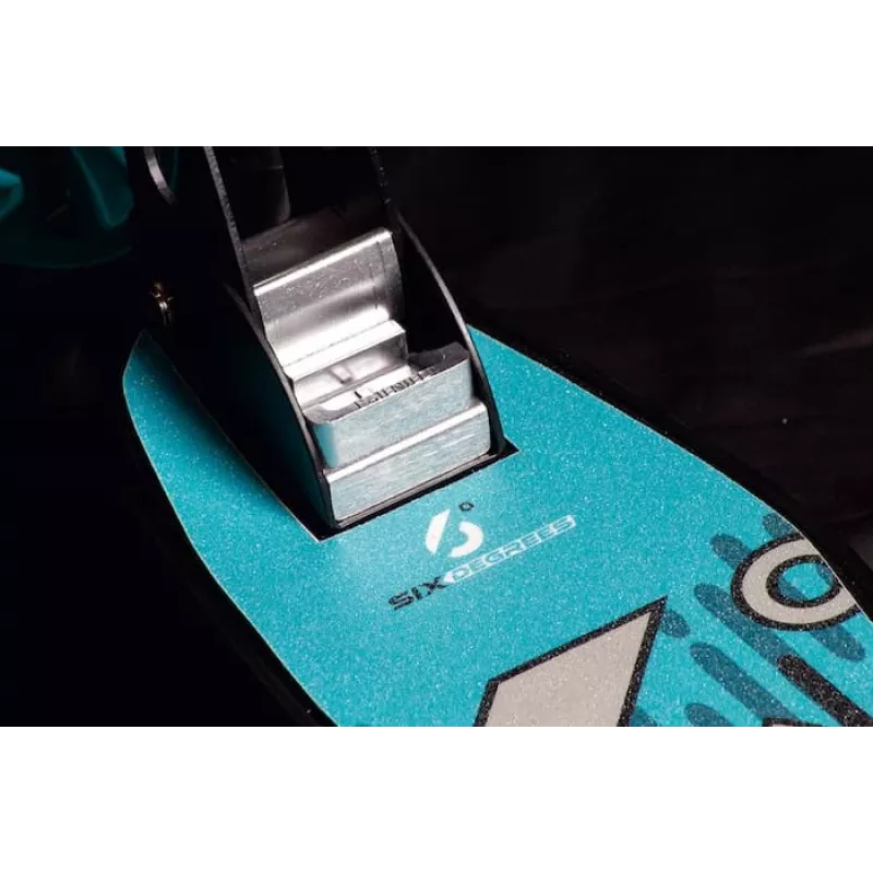 Six Degrees AU 514 paspirtukas – 230 mm priekinis / 215 mm galinis ratas, turkio spalvos