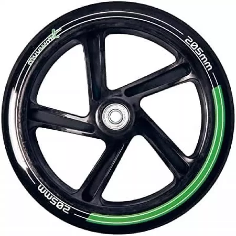 MUUWMI AU 522 Aliuminis paspirtukas 205 mm Žalia-Mėlyna-Juoda