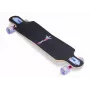 MUUWMI AU 560 kompaktiškas kruizerinis longboardas su LED šviečiančiais ratais, ABEC 7 guoliais, 7 sluoksnių kanadietiško klevo deniu