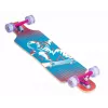 MUUWMI AU 560 kompaktiškas kruizerinis longboardas su LED šviečiančiais ratais, ABEC 7 guoliais, 7 sluoksnių kanadietiško klevo deniu