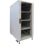 IT-BUDGET 19 inch Tinklo spintelė SRK pilnas rinkinys 22U 600x800mm su stiklinėmis priekinėmis durelėmis, šviesiai pilka 99ITB19SRK2268GGM