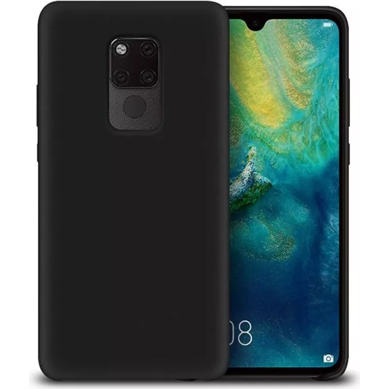 CYOO Premium skysto silikono dėklas Huawei Mate 20 Pro - juodas