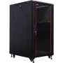 IT-BUDGET 19 inch serverinė spinta SRK - 27U - 600x1000 mm - stiklo/plieno durelės - surinkta - juoda 99ITB19SRK27610GSNM