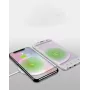 CYOO CY120899 Mini Dual Phone belaidžio įkrovimo stotelė - balta - Qi standartas