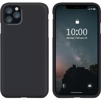 CYOO Premium skysto silikono dėklas Apple iPhone 12 Pro Max 6,7 colio - juodas - kietas (CY121878)