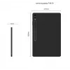 MRDISC nugarėlės dangtelis, skirtas Samsung Galaxy Tab S9 FE 11 colių, juodas TPU (MG-BCSGTABS9FESW)