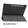 MRDISC Flip Cover skirtas Samsung Galaxy Tab S9 5G - juodas TPU (MG-FlipSGTABS95GSW)