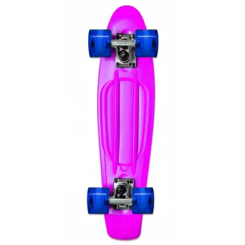 NORULES No Rules AU 349 mini cruiser riedlentė su šviečiančiais ratais, rožinė