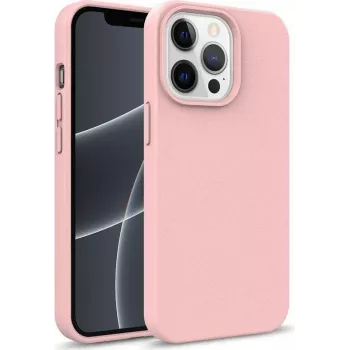 CYOO BioCase, skirta iPhone 13 mini - biologiškai suyrantis smūgiams atsparus dėklas - rausvas CY122534