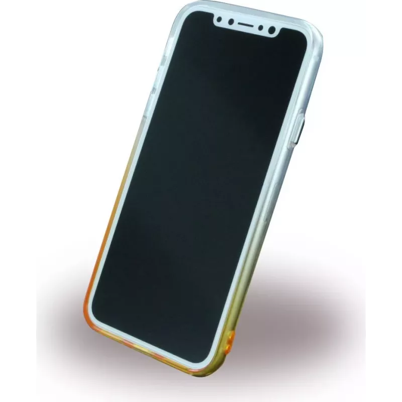 CYOO Ruber Soft silikoninis dėklas Apple iPhone X - auksinis