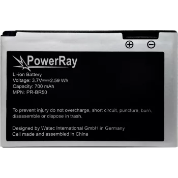 PowerRay baterija PR-BL5CT, skirta Nokia C6-01, C3-01, 1050 mAh, didmeninė pakuotė