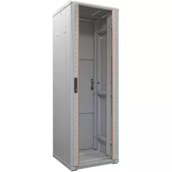 IT-BUDGET 19 inch Tinklo spintelė SRK, 38U, 600x600 mm, stiklinės priekinės durys, vientisos galinės durys, surenkama, šviesiai pilka 90ITB19SRK3866GGN