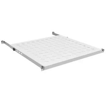 IT-BUDGET 19 inch fiksuota lentyna serverių spintoms, 0,5U, 950 mm gylio, 80 kg apkrovai, šviesiai pilka 12WZ82648008011