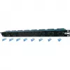 Liebernetz 19 inch 1U stovo ventiliatorių blokas - horizontalus išmetimas, 95 m³/h, 12V DC, 34 dB, juodas (90LN19LUE1HE8BR)