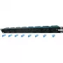 Liebernetz 19 inch 1U stovo ventiliatorių blokas - horizontalus išmetimas, 95 m³/h, 12V DC, 34 dB, juodas (90LN19LUE1HE8BR)