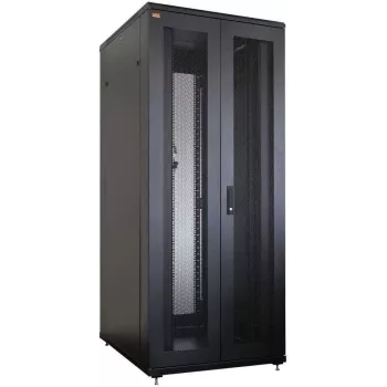 IT-BUDGET 19 inch serverio spintos SRK - 42U - 800x1000 mm - perforuotos dvigubos durelės priekyje ir gale - kabelių kanalai - surinkta - juoda 99ITB19SRK42810DTSNM