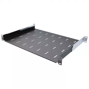IT-BUDGET 19 inch stovo lentyna / prietaisų padėklas - 40 kg apkrova - 350 mm gylis - reguliuojamo gylio tvirtinimas - juoda (90ITB19FB350S)