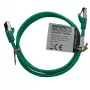 IT-BUDGET Cat.8.1 S/FTP pilno vario tinklo kabelis, 1 m, žalias, 40 Gbps, LSZH, PoE+ 90ITBFLEX81PK1GR