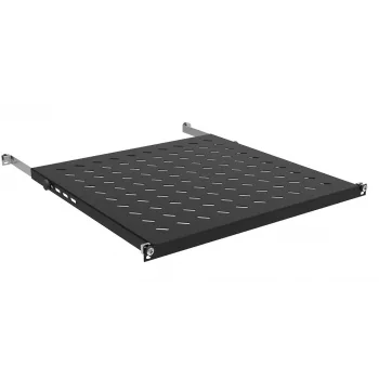 IT-BUDGET 19 colių stovo lentyna 0,5U, 650 mm gylio, 80 kg, juoda, 12WZ82648005650161