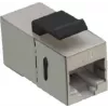 IT-BUDGET RJ45 modulinis sujungėjas Cat. 6A, ekranuotas, kompaktiškas, snap-in, sidabrinis 90ITBMK6AS