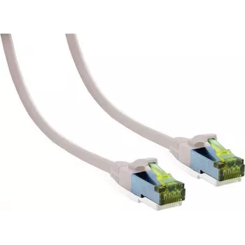 IT-BUDGET Full Copper Premium Patch Cable Cat.6A su Cat.7 Raw Cable 600 MHz Halogen-Free PoE+ 10Gbit/s White 2 m (90ITB6A7PK2W)